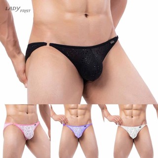 ⭐ Fast delivery ⭐Sexy Underwear Breathable Briefs Enhancing High Slit Low Waist Mesh See Through