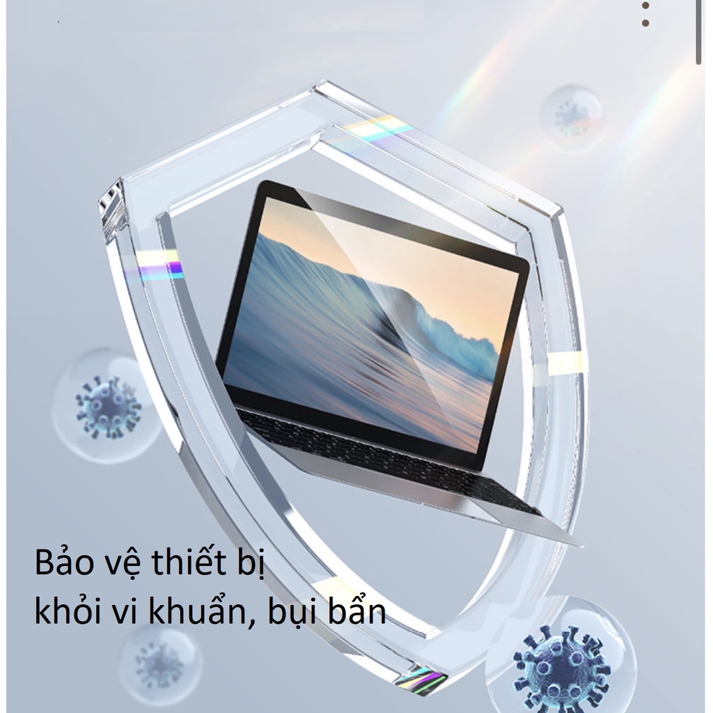 Bộ vệ sinh dung tích lớn cho màn hình, vỏ ngoài, bàn phím Macbook, Laptop kèm khăn lau 2in1 JRC - Vu Studio