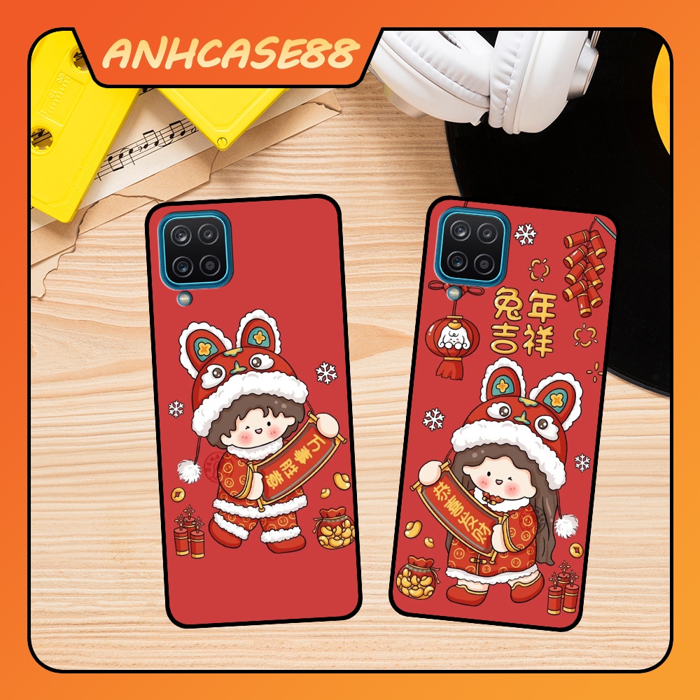 Ốp Lưng Điện Thoại SamSung A12 - M12 - A22 4G - A22 5G In Hình ChiBi Đón Tết 2023-CASE88.(9)
