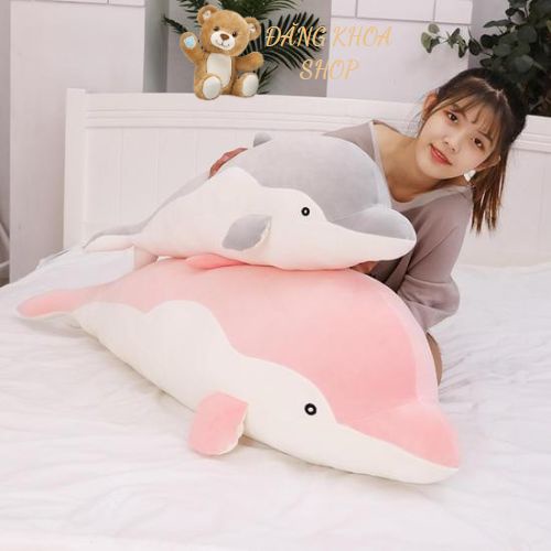 Gấu Bông Hình Con Cá Heo Siêu Dễ Thương Đủ Màu Đủ Size Cho Bé ĐĂNG KHOA