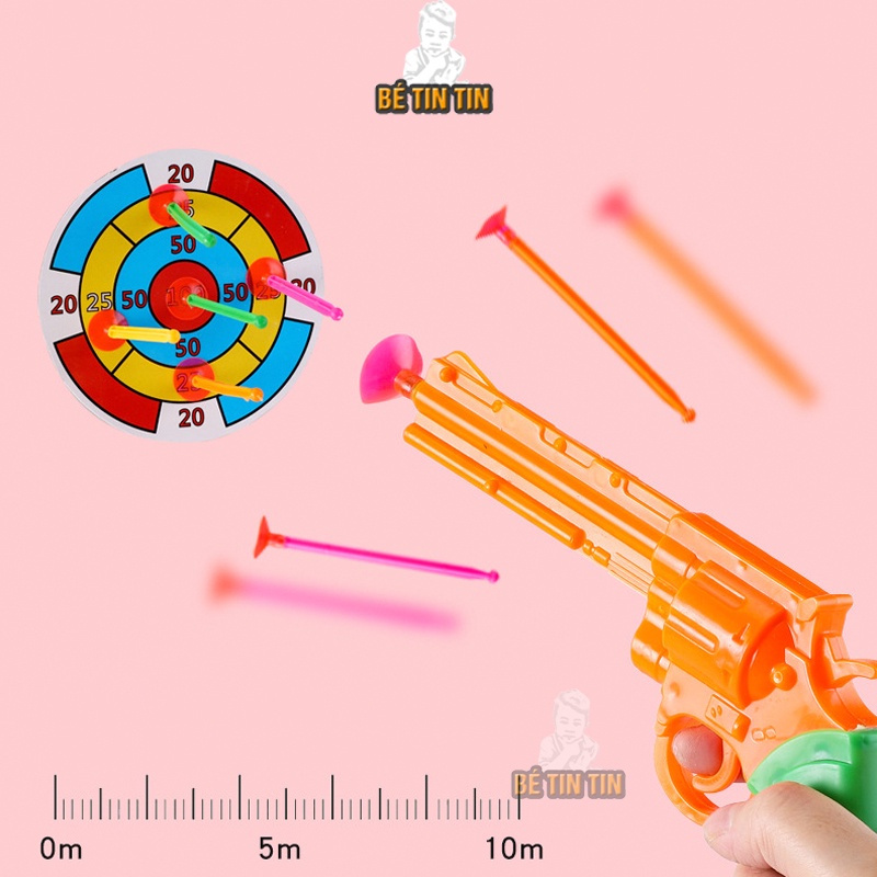 Đồ chơi bắn dính tường, súng bắn dính tường, súng phi tiêu cho bé giải trí - Đồ Chơi TinTin