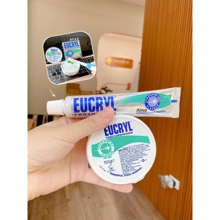 Kem đánh răng eucryl 62g, bột tẩy trắng răng eucryl 50g giúp sạch miệng trắng răng, hơi thở thơm mát