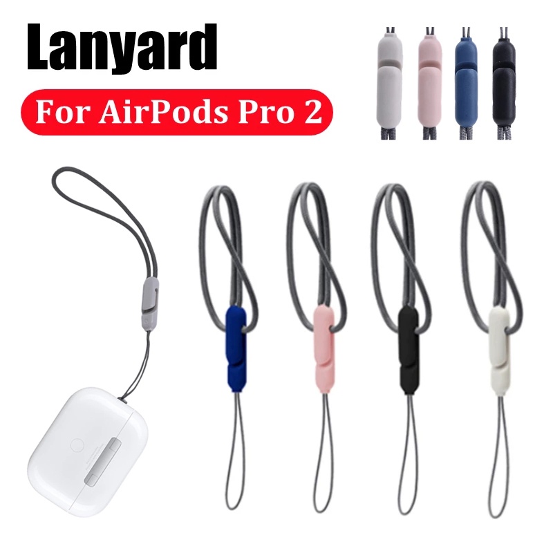 Apple AirPods Pro2 xách tay chống rơi chống mất Lanyard Bluetooth Tai nghe Case Phụ kiện