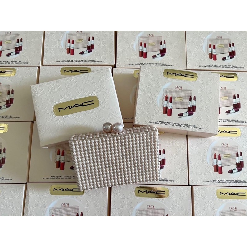 Set 5 cây son mac Set bản Giáng Sinh