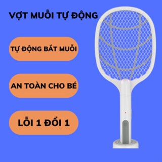 Vợt muỗi tự động, Vợt bắt muỗi an toàn cho bé tự động bắt muỗi Decor40