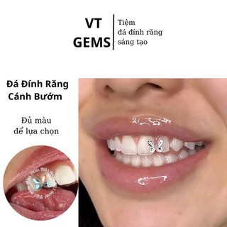 Đá đính răng hình bướm xinh