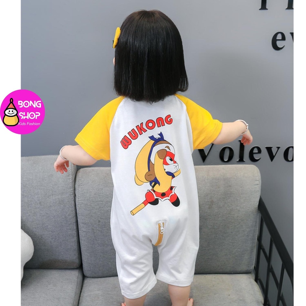 Bộ Body đùi 100% cotton Hàng Quảng Châu  liền thân cho bé trai bé gái