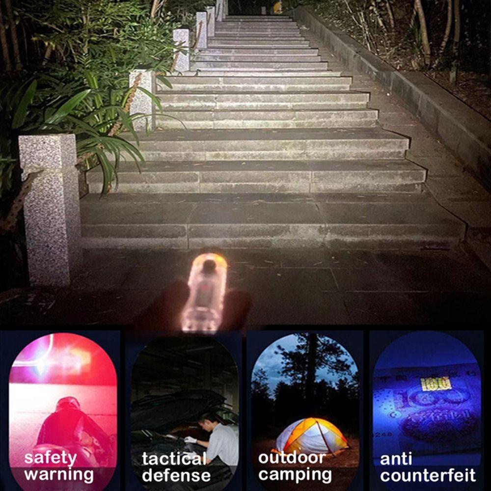 SHOUKEY Móc Khóa Đèn LED Mini Siêu Sáng Bỏ Túi Tiện Dụng