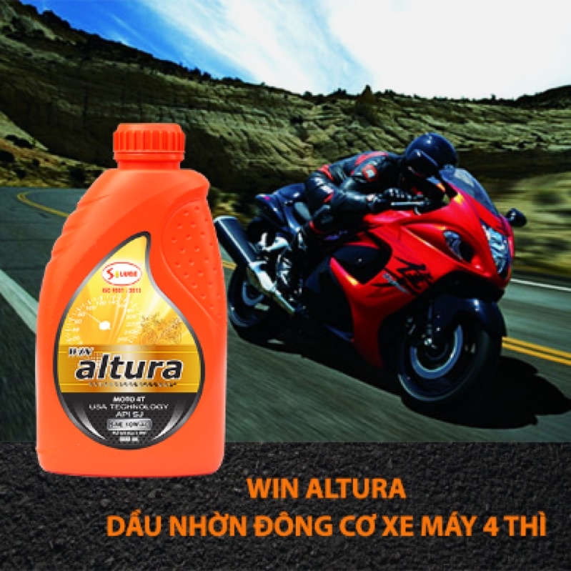WIN ALTURA - DẦU NHỜN ĐỘNG CƠ XE MÁY 4 THÌ - 10W40