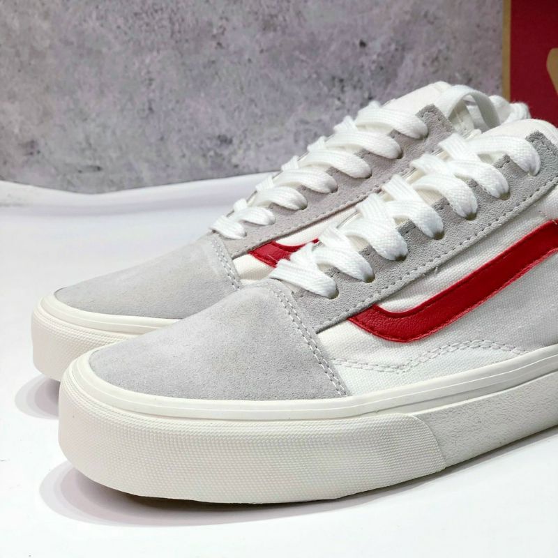 Giày 𝐕𝐀𝐍𝐒 Sọc  Đỏ R1:1 nam nữ  Giày sneaker hot nhất 2024