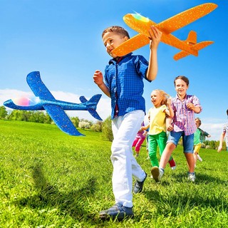 Máy Bay Xốp Đồ Chơi 50cm Có Đèn LED Cho Bé