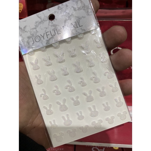 Sticker Dán Móng Kim Tuyến Flash Bạc Nhiều Hình