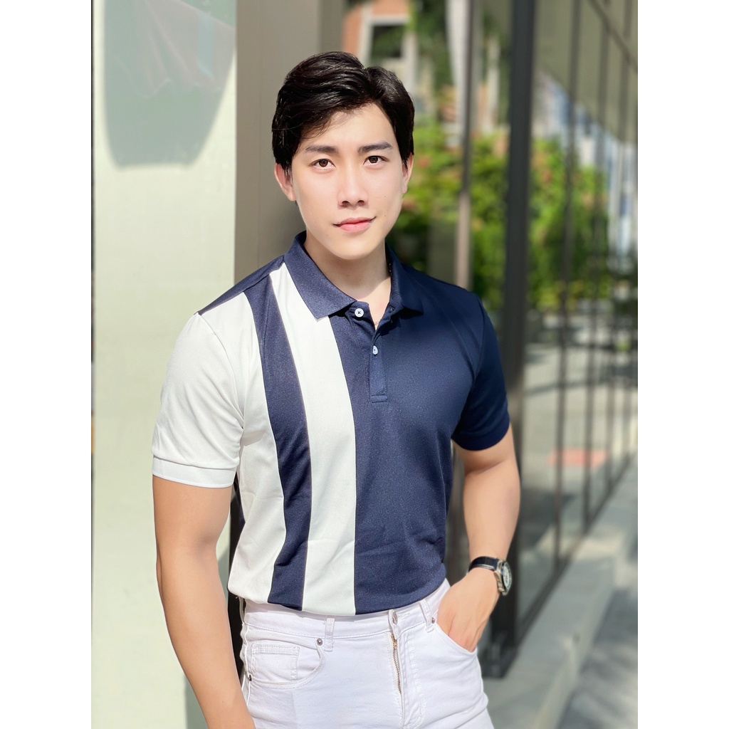 Áo thun nam polo có cổ ngắn tay chất liệu Cotton cá sấu, thấm hút mồ hôi co giãn đa chiều,áo phông nam hot nhất 2023