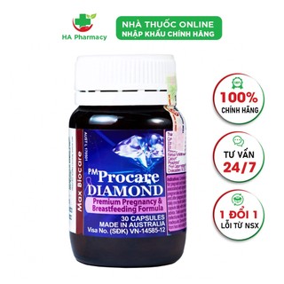 Pm procare diamond - vitamin tổng hợp cho phụ nữ có thai và cho con bú