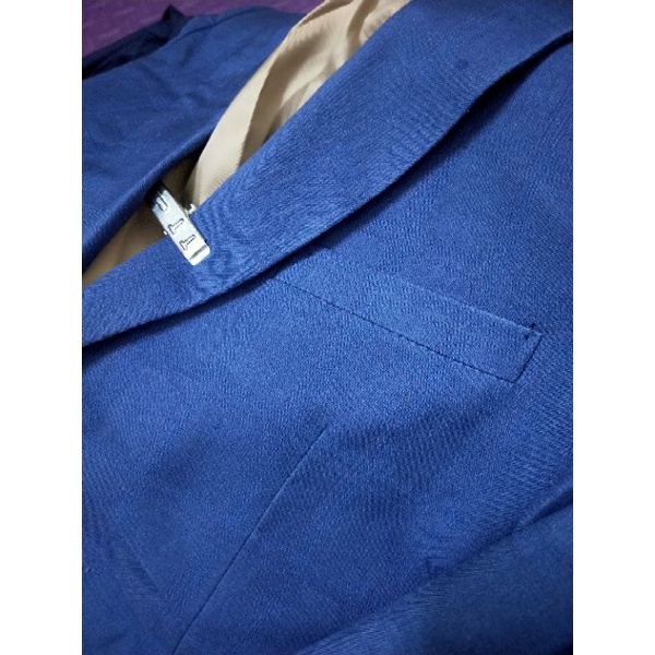 Thanh lý set vest nam size S màu xanh kẻ ô. Hàng new đã mất mác thanh lý