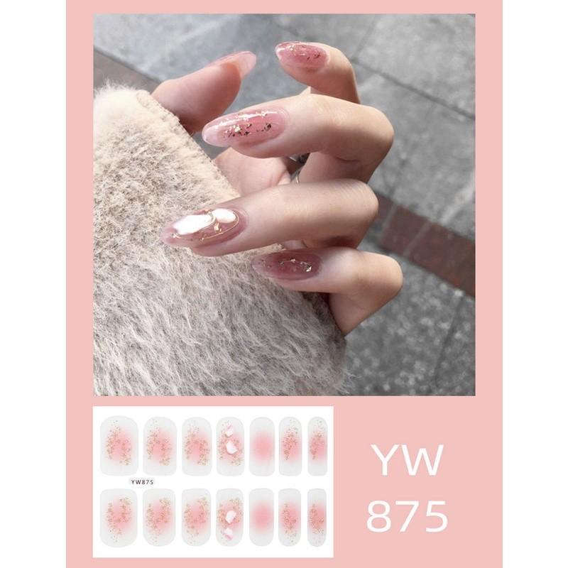 PVN57701 Bộ sticker dán móng tay trang trí 3D đẹp chống nước nhiễu mẫu đẹp