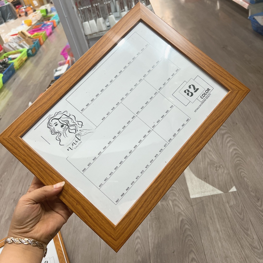 Bảng trưng bày móng mẫu , khung mẫu móng - Ann933233