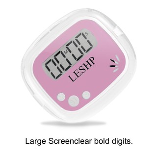 LESHP LCD 4 Digits Display Digital Magnetic Back Kitchen Timer Countdown Timer.