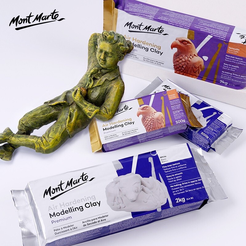 Đất Sét Tự Khô Mont Marte - Air Hardening Modelling Clay