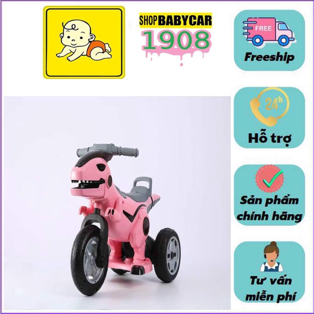 Ô tô điện khủng long bạo chúa babycar 1908 - ảnh sản phẩm 1