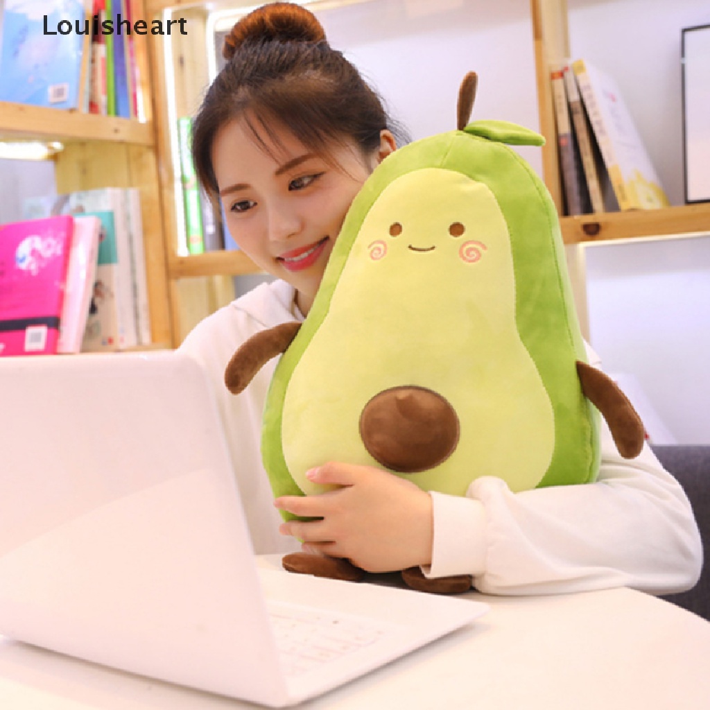 Gối Nhồi Bông Louisheart 2CM Hình Trái Bơ Mềm Mại Đáng Yêu