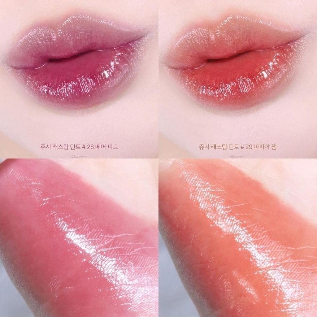 Son Romand Juicy Lasting Tint son tint lì đủ 29 màu