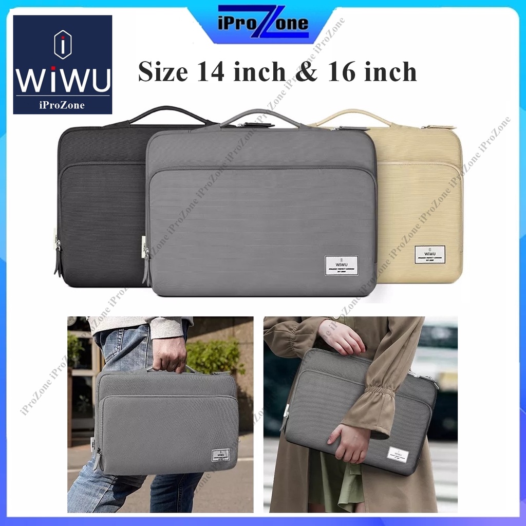 Túi xách chống sốc WIWU Ora Laptop Sleeve cho Macbook M2 / Laptop Asus , Dell , Lenovo , Ultrabook 14 / 16 inch