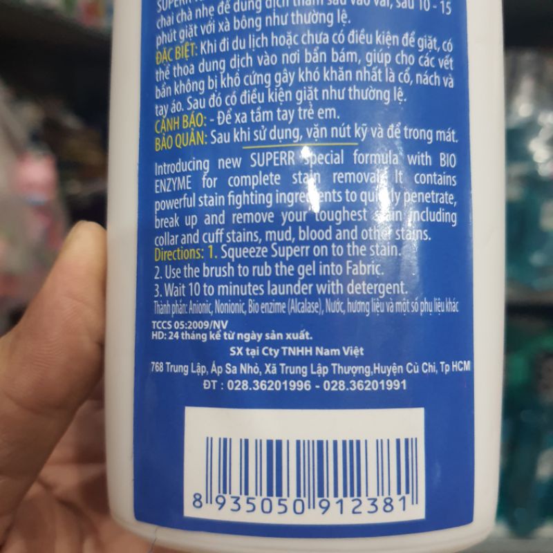 Nước Tẩy Vết Bẩn Cổ Áo 300ml