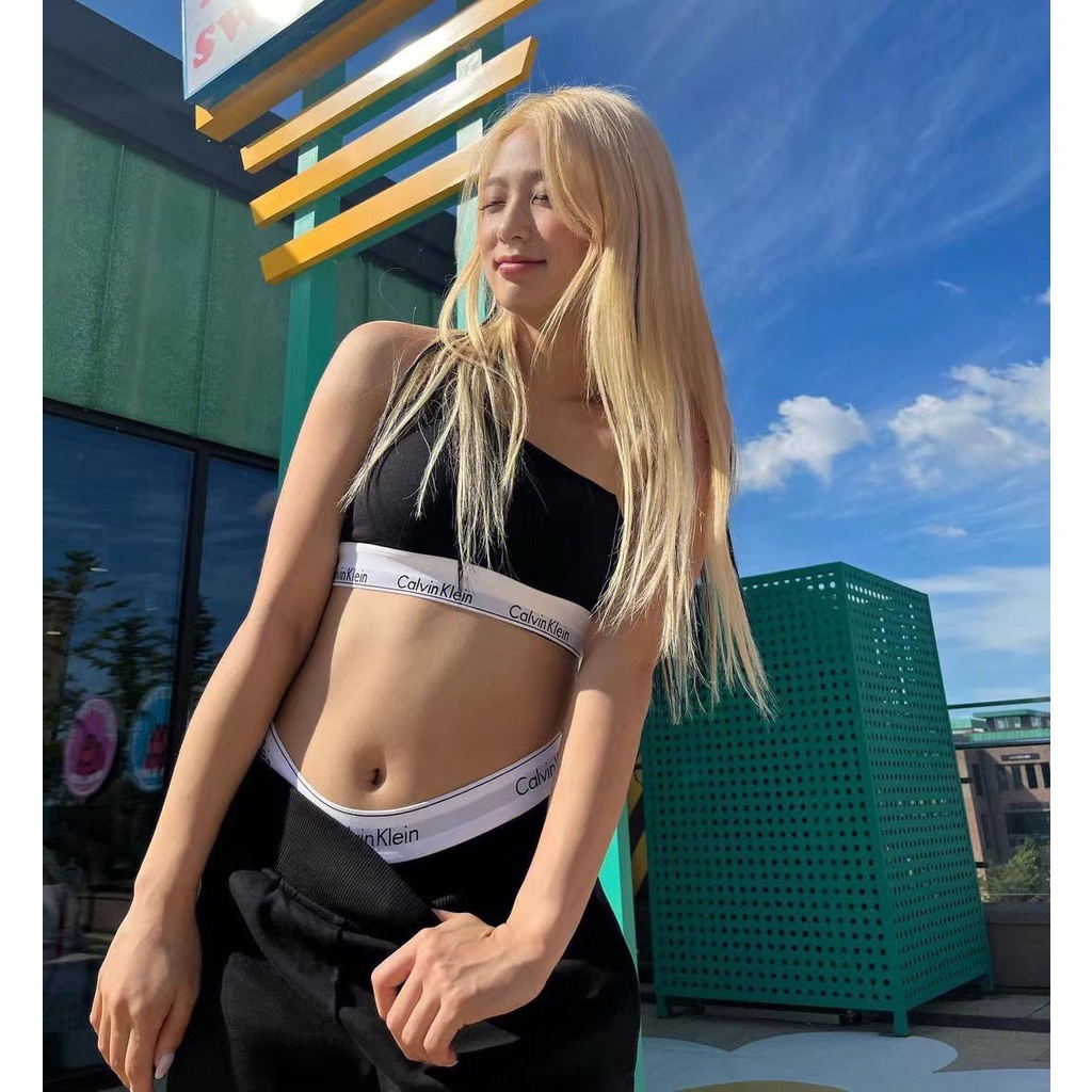 Set 2 Món Áo Bralette &amp; Quần Short Cotton Hiện Đại Cho Nữ