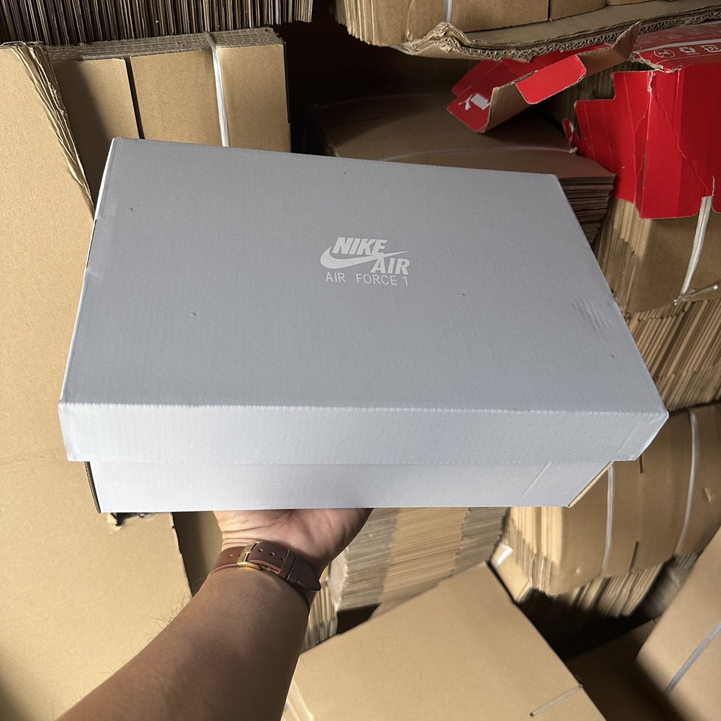 Hộp Đựng giày, BOX GIÀY, dép NIKE AIR FORCE 1 CHÍNH HÃNG