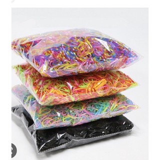 Thun cột tóc nhiều màu gói 50gram