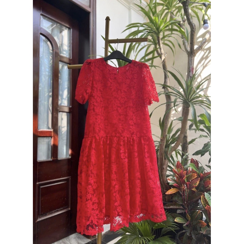 ( ảnh thật shop chụp) ĐẦM REN SUÔNG CAO CẤP DÀNH CHO BẦU