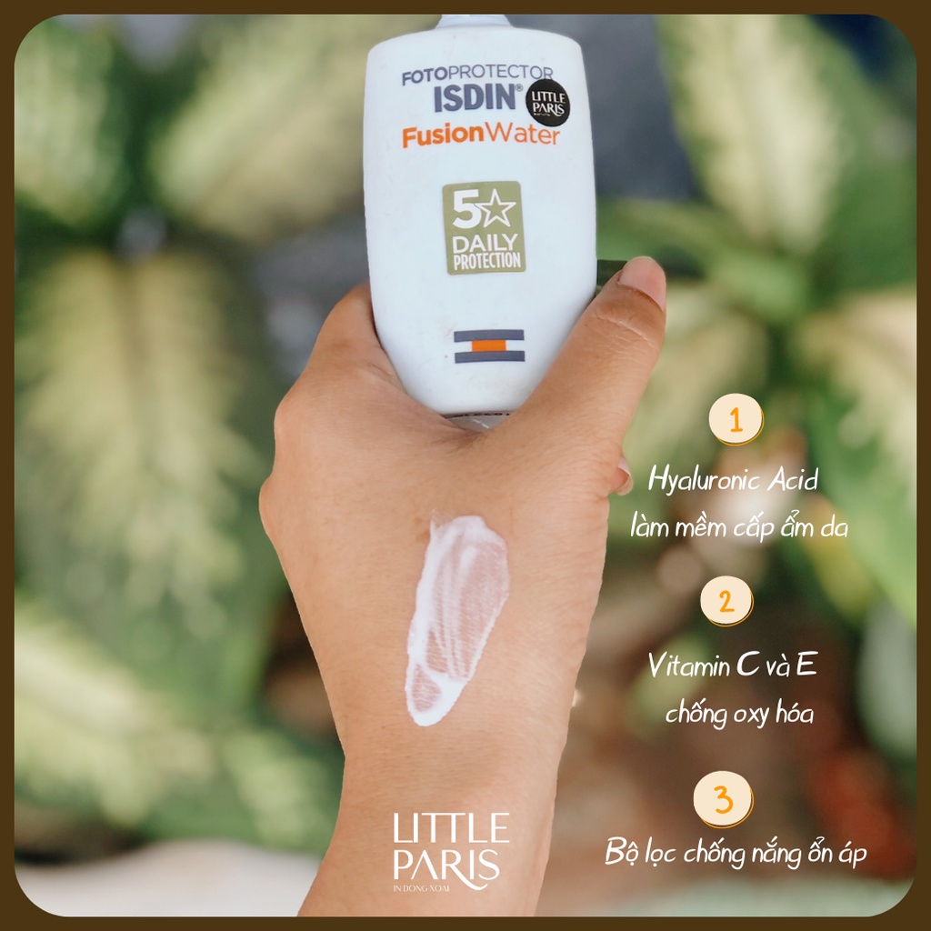 Kem Chống Nắng Isdin Fotoprotechtor Fusion Water Spf 50 50ml