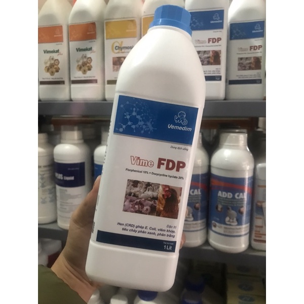 vime fdp 1 lít vemedim flor 10% và doxy 20% tiêu hoá, hô hấp