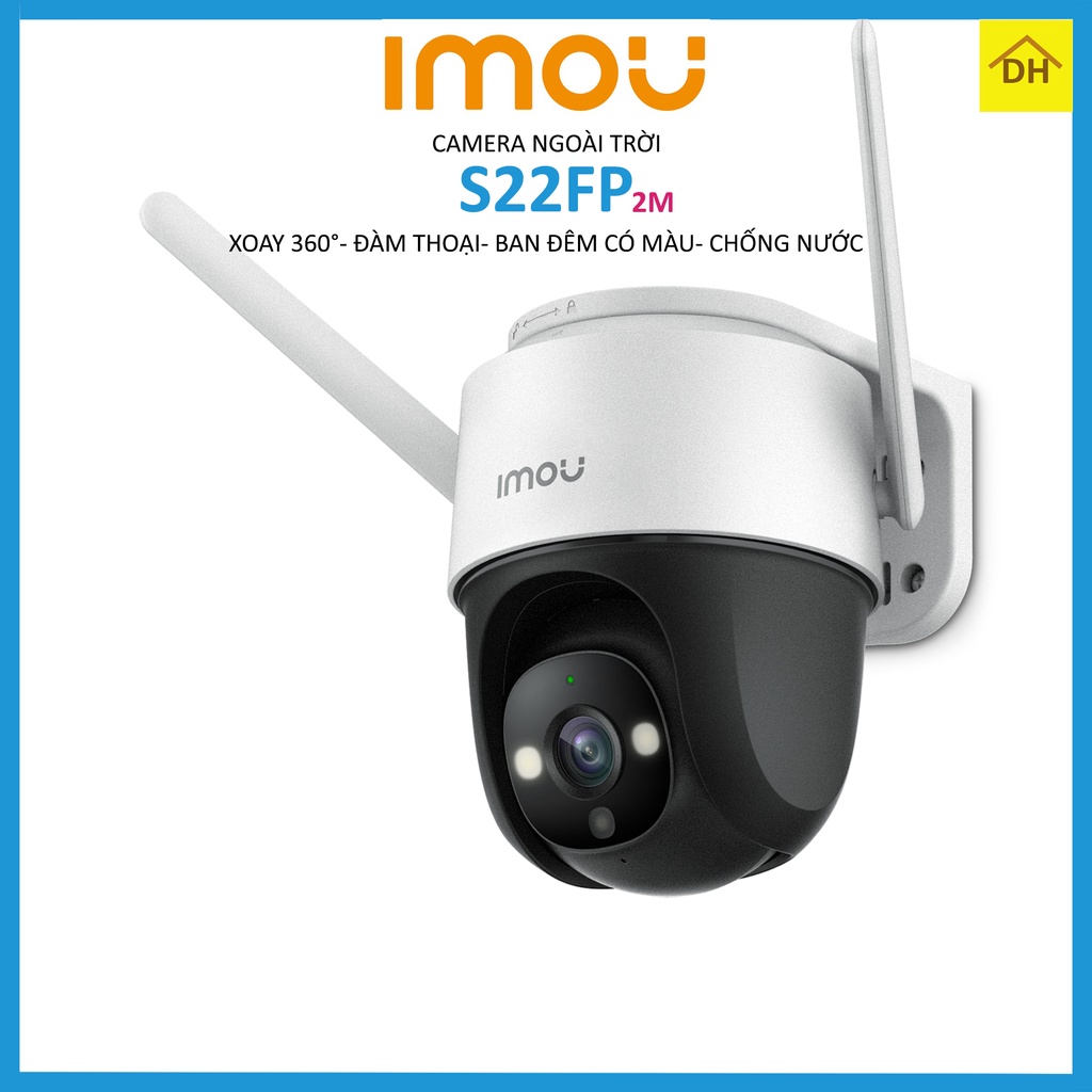 [XẢ HÀNG] Camera Wifi Ngoài Trời IMOU PTZ XOAY 360° S22FP Siêu Nét 2.0Mpx BAN ĐÊM CÓ MÀU Chống Nước