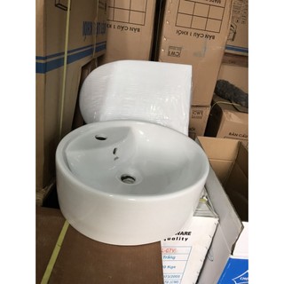 Chậu  lavabo Đặt Bàn Đá Thái Bình kích thước 41*45cm