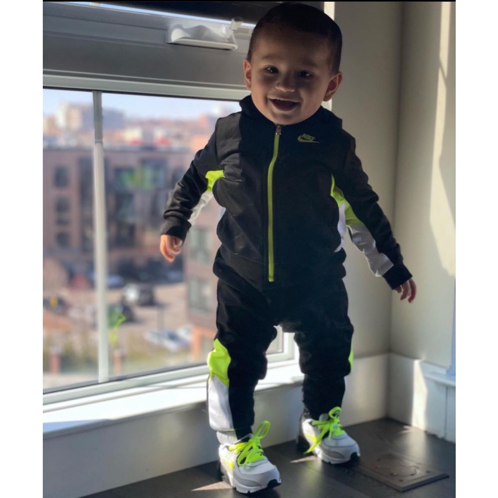 Bộ Thể Thao Bé Trai, Bộ Kéo Khóa NIKE Da Cá Cao Cấp, Made In Cambodia Size 4Y-10Y