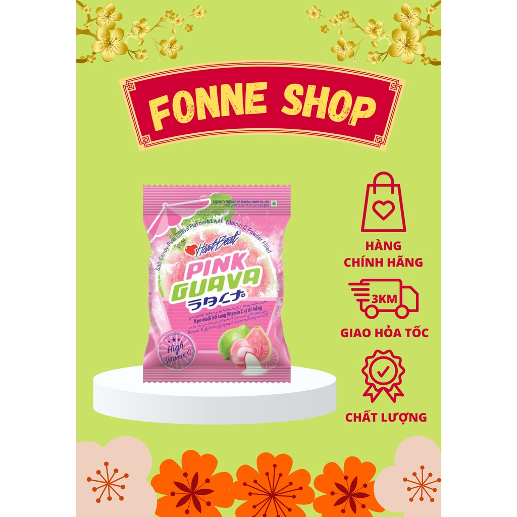 Kẹo ổi hồng Thái Lan 120g bổ sung VitaminC tăng cường sức đề kháng Fonne Shop