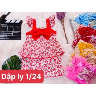 Bộ Lụa Dâp Li Tầng Bé (6-18kg) (giao màu ngẫu nhiên)