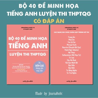 Sổ tay 40 đề tiếng anh - journalholic