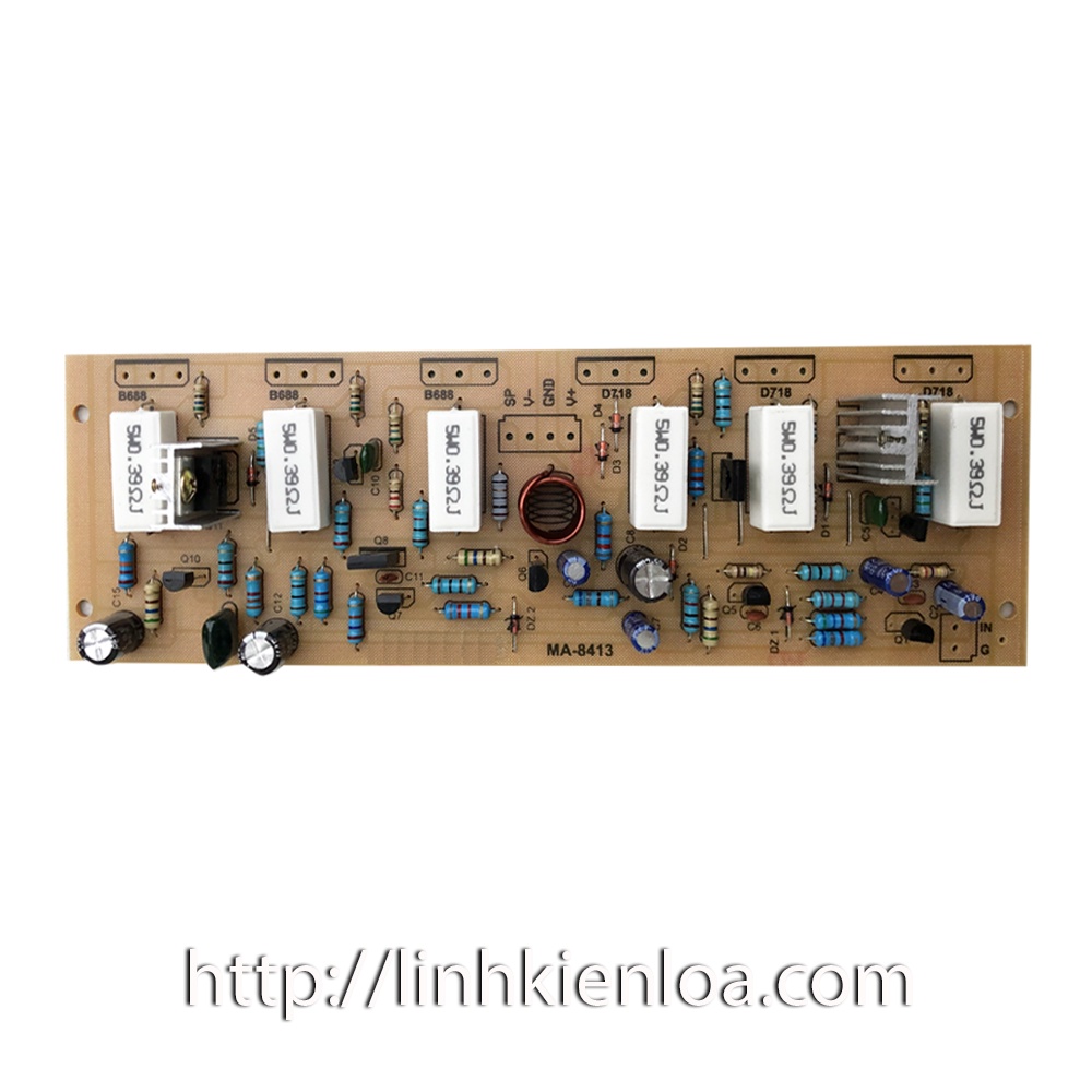 Board Công suất Công suất 500W-1000W và Sò C5200- A1943 - Mạch khuếch đại công suất Amply 8 sò,12 sò và 16 sò