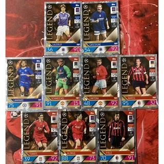 Set thẻ full legend match attax 2022/23