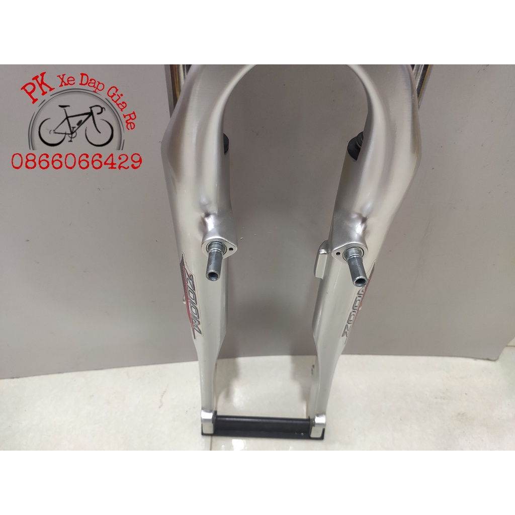 Phuộc/ Thụt nhôm xe đạp bánh 26 inch cao cấp, Phuộc xe đạp 26inch sử dụng phanh đĩa và phanh V