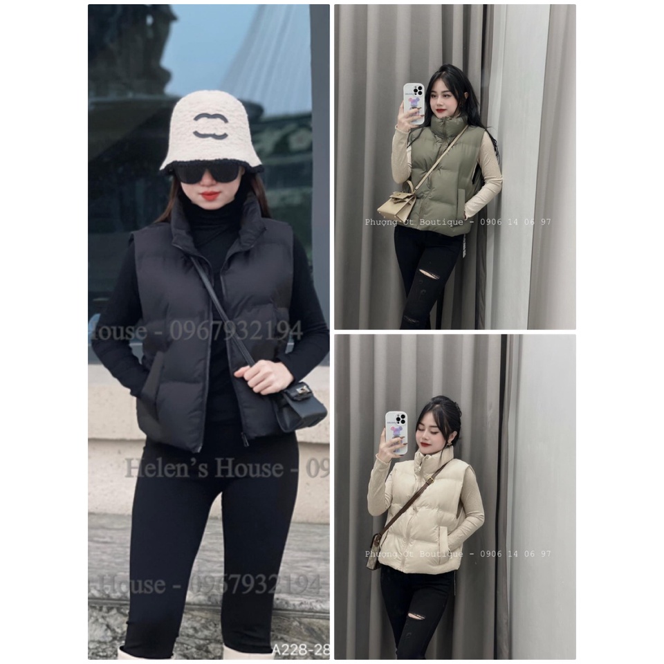 Áo phao gile hot hàng VNXK