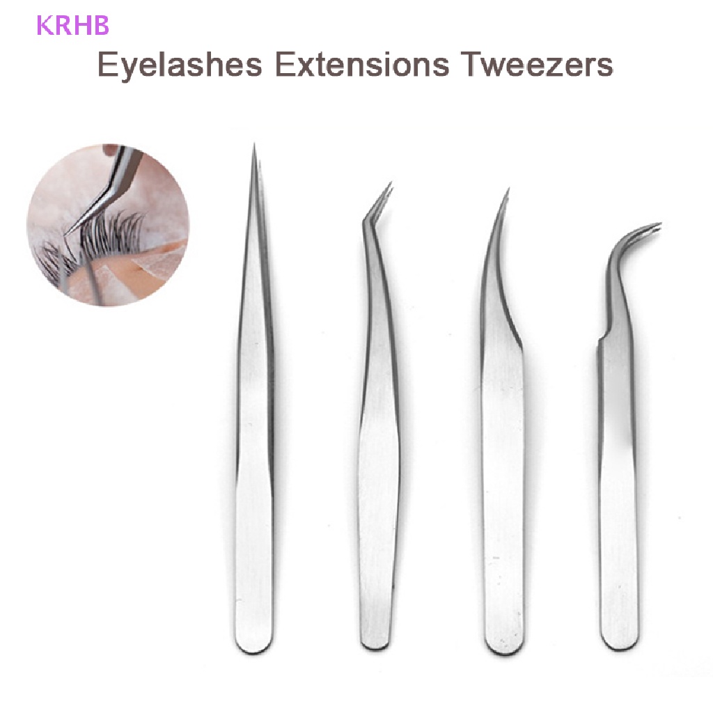 1 Nhíp Nối Mi / Lông Mày Bằng Thép Không Gỉ Chống Tĩnh Điện Mới