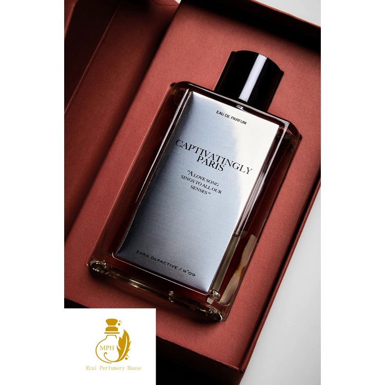 Nước hoa dùng thử ZARA CAPTIVATINGLY PARIS