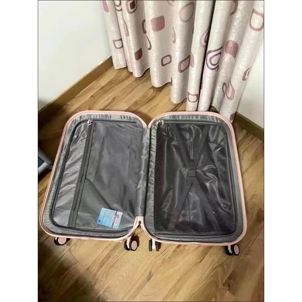 HÀNG LOẠI 1-Vali khoá kéo đủ size 20-26, hình kem tan chảy- Cáo Đeo Nơ-