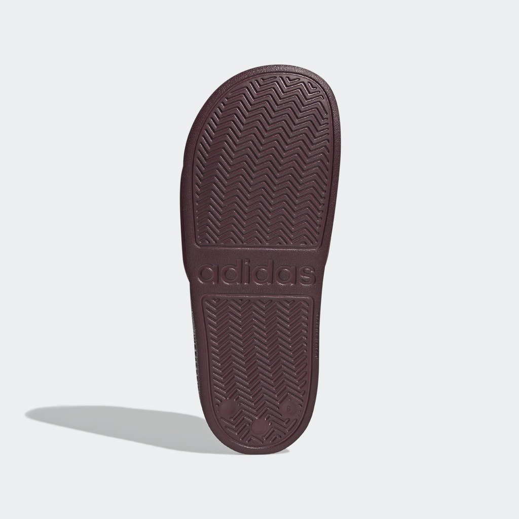Dép chính hãng Adidas Adilette Shower unisex màu đỏ logo vàng