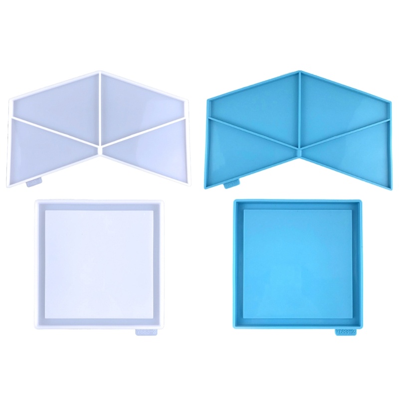 Khuôn Silicone Làm Bình Hoa Hình Kim Tự Tháp