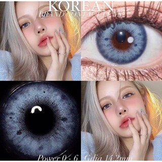 HCM có sẵn kính áp tròng 9 mẫu Lens xám xanh Tây tặng khay
